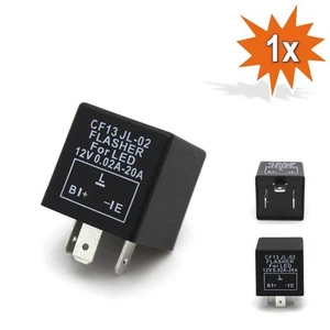 Blinkrelais LED geeignet 12V 0,02-20A 3Polig Flasher Blinker lastunabhängig CF13 - Bild 1 von 1