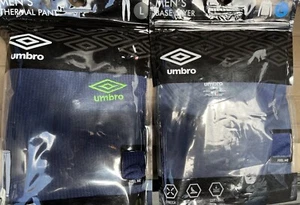 UMBRO Training Athletic Thermohose & Base Layer Shirt Herren Gr. L blau - Bild 1 von 7