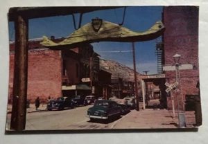 A Look At The Comstock Thru The Framework Of An Ox Bow Postcard (J1) - Picture 1 of 2