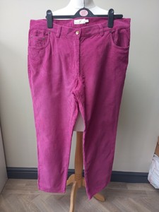 Pink Corduroy Trousers for Women for 