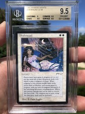 SHAHRAZAD, ARABIAN NIGHTS, 1993 MTG, RARE, BGS 9.5, GRADED "GEM MINT"!