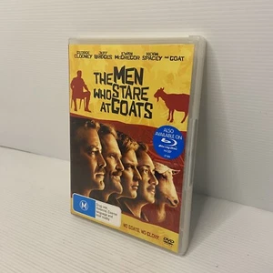 The Men Who Stare at Goats (DVD, 2009) Comedy True Story - Region 4 - Picture 1 of 8