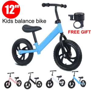 12" Kids Balance Bike Walking Running Training Bicycle For 2-6 Years Children - Picture 1 of 21