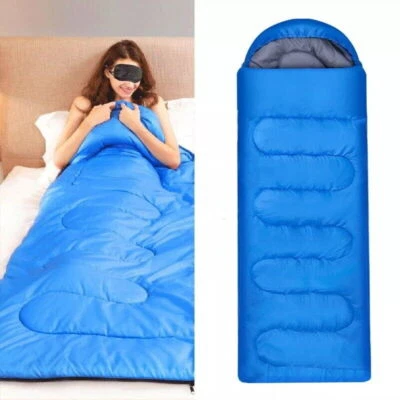 210x75cm Mumienschlafsack Winter Schlafsack Deckenschlafsack Schlafsack Kopfteil - Bild 1 von 4