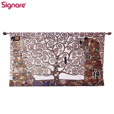Tapestry Wall Hanging Tree Of Life by Gustav Klimt - Image 1 of 4