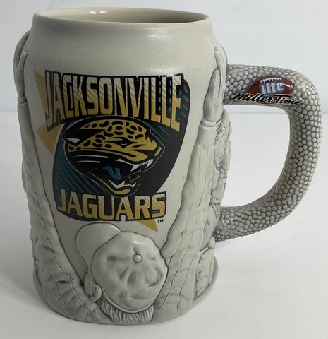 Jacksonville Jaguars Miller Lite NFL Football Ceramic Beer Stein 3D Mug Cover