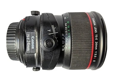 Canon TS-E 24mm F/3.5 II L TS Lens (Hardly ever used!!!) & UV filter included.  - Image 1 of 4