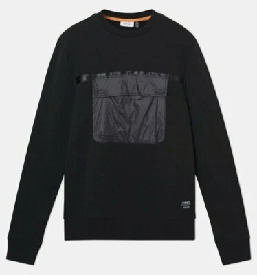 WeSC Unisex Millas Utilidad Cuello Redondo Algodón Sudadera Negra s/m/3 j41148899 Foto 1 de 2