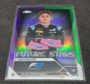 F1 Topps Chrome 2023 Jack Doohan Purple Green Refractor Formula 1 #72 Portrait - Zdjęcie 1 z 1