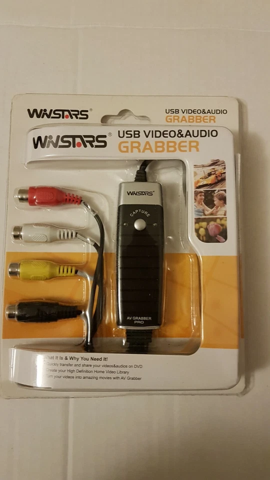 WINSTARS USB 2.0 Video Grabber with Audio - BLACK - Image 1 of 4