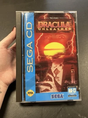Dracula Unleashed (Sega CD, 1993) Complete CIB W/ Reg Card - Image 1 of 4