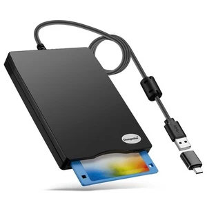 Floppy Disk Reader, 3.5 inch 1.44mb External USB Type A/C Floppy Disk Drive f... - Picture 1 of 7