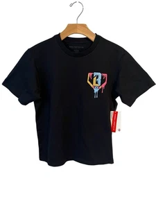 Baseball Lifestyle 101 T Shirt Youth Size Large Black Short Sleeve Ice Cream NWT - Picture 1 of 8
