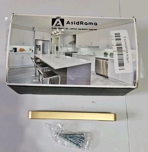 Asidrama 10 pk Drawer Pulls 5", LPN N A5H3S1HCV Brass, Gold (b3) - Picture 1 of 3