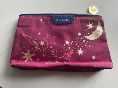 Estee Lauder 10» косметический макияж туалетных принадлежностей чехол хранения молнии сумка Луна + звезды - Изображение 1 из 4