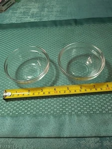 TWO VTG. ARC NO. 15 And 27 CLEAR SMALL BOWLS - Picture 1 of 5