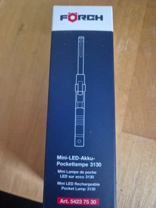 FÖRCH LED AKKU KNICKLAMPE TASCHENLAMPE MINI LED AKKU POCKETLAMPE 3130 ARBEIT - Bild 1 von 3