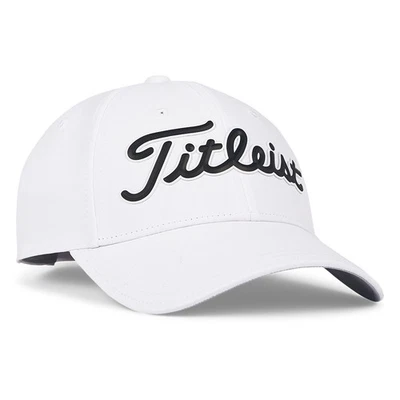 NUEVO Marcador de pelota Titleist para mujeres jugadoras Perf 2025 Adj. Sombrero de golf - blanco/negro Foto 1 de 2