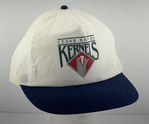 Vtg Cedar Rapids Kernels Minor League Baseball Hat Cap SGA Manwich ~ YELLOWING - Bild 1 von 12
