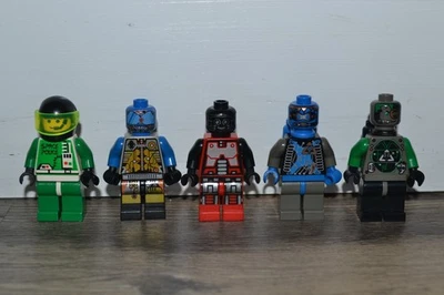LEGO UFO SPACE DROID SPACE FORCE MINIFIGURE MINIFIG LOT OF 5 - Image 1 of 2