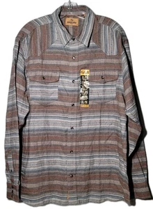 NWT Redhead Ranch Shirt Mens XLTG Long Sl.Aztec Western Pearl Snap Cowboy Rodeo - Picture 1 of 8