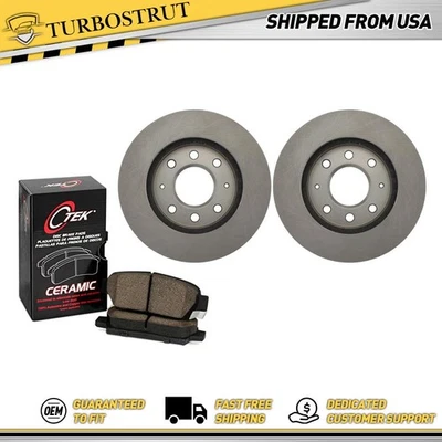 Kit de pastillas de freno y rotores delanteros OE para Hyundai Elantra Hyundai 1998-2006 Foto 1 de 4