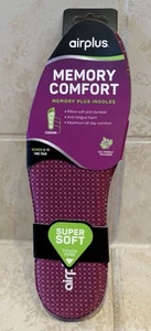 Airplus Solette Memory Comfort con Memory Foam per Donna Bordo a Taglia 5-11 - Foto 1 di 5