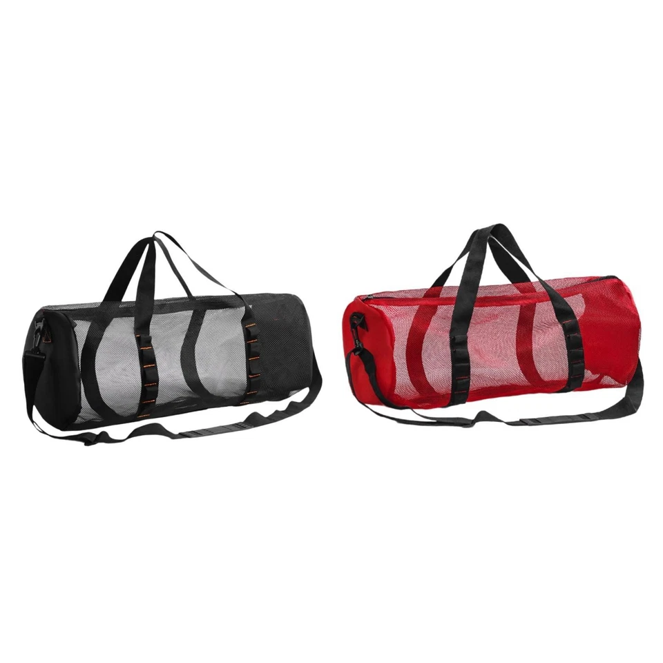 Sac de sport en maille, sac de voyage, bandoulière réglable et détachable, - Photo 1/1