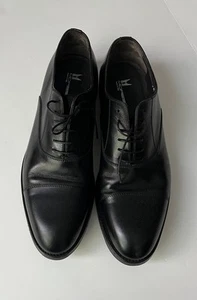 Moreschi Dress Oxford Men US Size 10, Eu Size 9 Shoes Black Leather - Picture 1 of 9