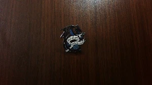Enamel Pin - D&D How do you wanna do this? Blue & Black Dragon, D20, Sword - Picture 1 of 2