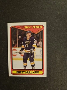1990-91 Topps Hockey Brett Hull All-Star #195 - Picture 1 of 2
