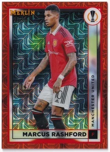 Topps Merlin UEFA 2022-23 Marcus Rashford /25 Orange Mojo Refractor - Picture 1 of 2