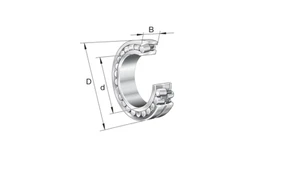NEW FAG 23032-E1A-XL-M Spherical Roller Bearing | Genuine Schaeffler Heavy-Duty - Picture 1 of 3
