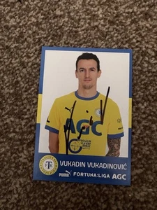 Vukadin Vukadinović FK Teplice Signed Club Card - Picture 1 of 1