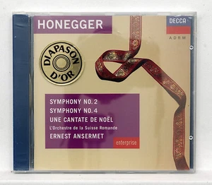 ERNEST ANSERMET ⸺ HONEGGER Symphonies nos.2 & 4 ⸺ DECCA CD STILL SEALED - Picture 1 of 2