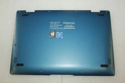 Capa inferior genuína para laptop Gateway GWTC116 (azul) - Imagem 1 de 2