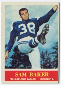 1964 Philadelphia #127 Sam Baker Philadelphia Eagles - Picture 1 of 2