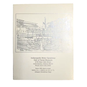 1986 American Red Cross Board of Governors cena souvenir Indianapolis Speedway - Foto 1 di 4