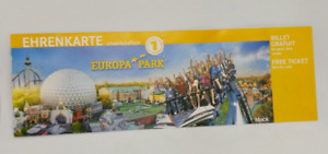 Freizeitpark Europa-Park. Gebrauchte Eintrittskarte Ehrenkarte von 2020.