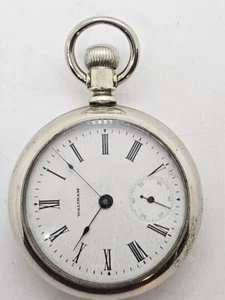 Antique Brass watch elgin pocket Collectible Brass Pocket Watch Occasion GIFT - Picture 1 of 5