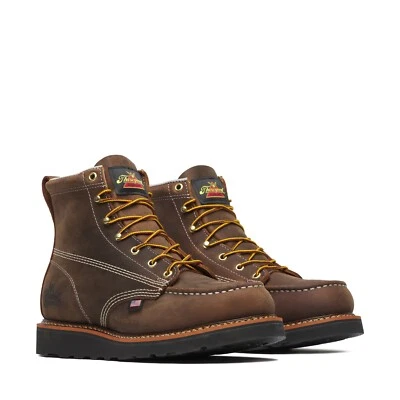 Zapatos Thorogood 814-4135 American Heritage Crazyhorse 6" sin usar, puntera Hechos en EE. UU. Foto 1 de 4