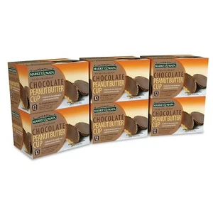 Market & Main One Cup, Chocolate Peanut Butter Cup, Compatible 12 Count, 6 Pack - Picture 1 of 7
