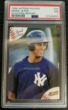 1994 Action Packed Scouting Report #43 Derek Jeter PSA 7