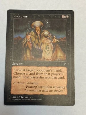 Coercion - Visions - Magic the Gathering MTG - Image 1 of 2