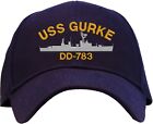 USS Gurke DD-783 bestickte Baseballkappe 3 Farben verfügbar