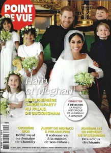 POINT DE VUE n°3645 30/05/2018 Meghan & Harry: garden party_Les Macron_Albert II - Picture 1 of 1