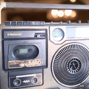 Vintage National RQ-556 Boombox FM/AM Radio Cassette Recorder MAC Japan Works - Picture 1 of 16