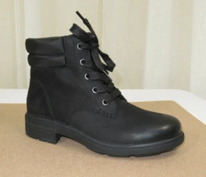 NEU UGG Harrison Damen Nahtversiegelt wasserdicht Leder Schnürstiefel US 7/38 schwarz - Bild 1 von 12
