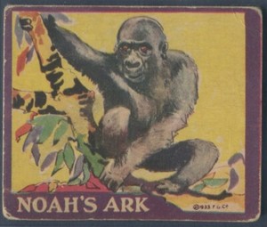 1933 R100 Flatbush Gum Noah's Ark Gum Brooklyn  N.Y.  Gorilla