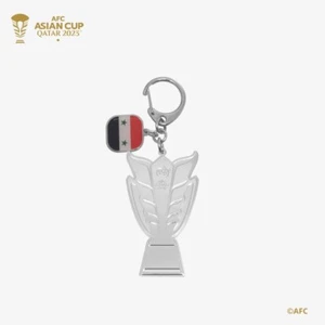 2D Trophy Keychain with Country Flag-SYR - Picture 1 of 1